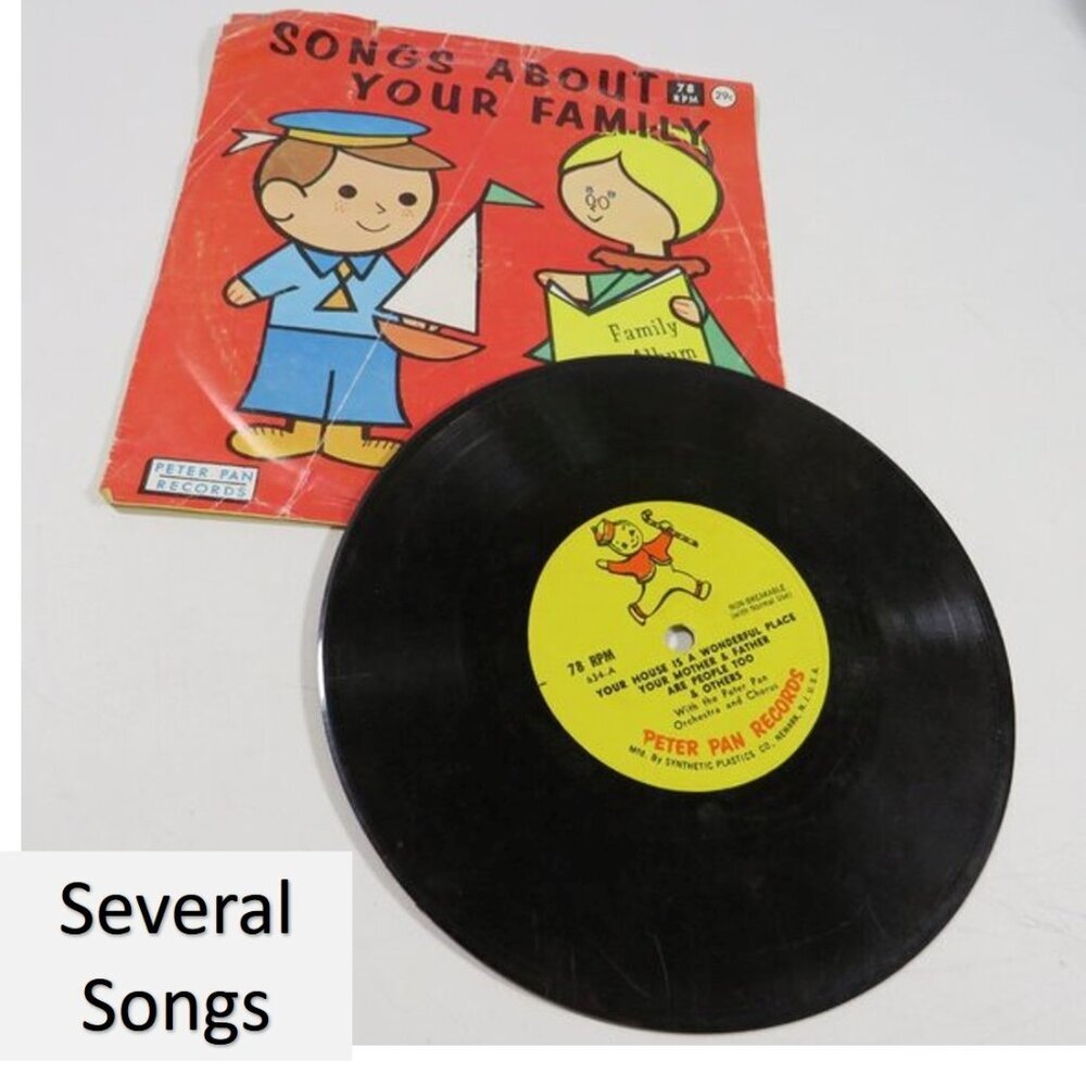 Songs about Your Family 1964 Peter Pan Orchestra LP Vinyl Record